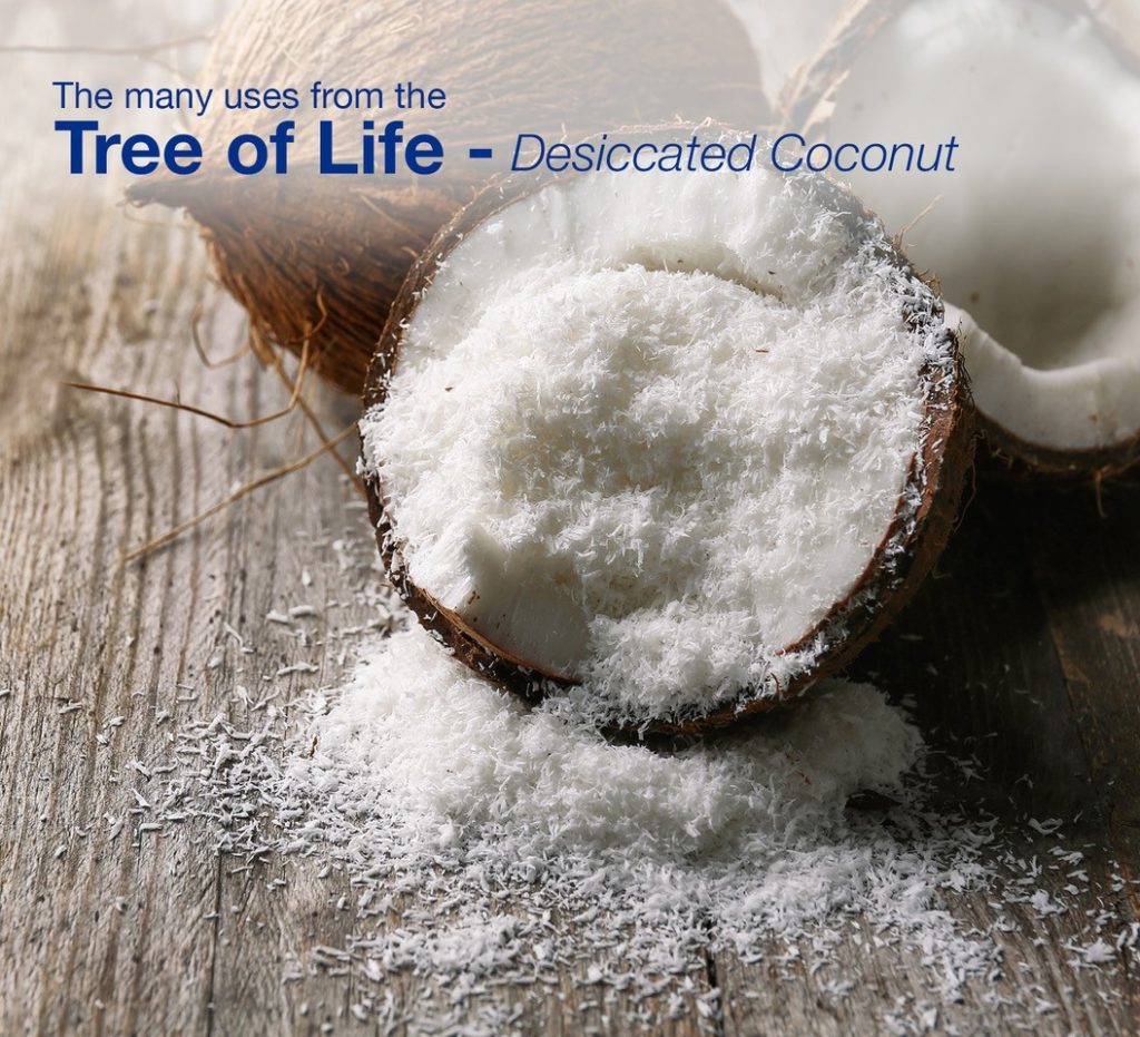 The many uses from the Tree of Life Desiccated Coconut KARA